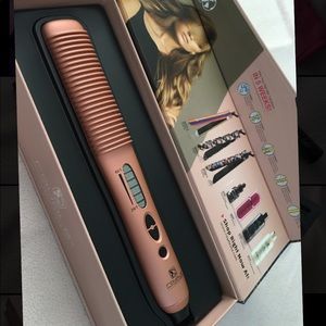 ceramic straightening brush